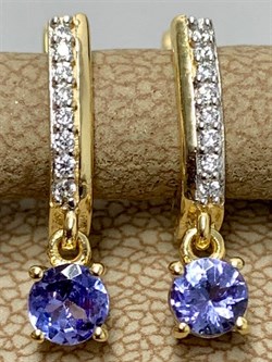 *Серьги Танзанит арт. SM-E00571-X-L-TN-X-W-179 вес 2 г - фото 262259 *Серьги Танзанит арт. SM-E00571-X-L-TN-X-W-179 вес 2 г - фото 262259