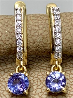 *Серьги Танзанит арт. SM-E00571-X-L-TN-X-W-179 вес 2 г - фото 262260 *Серьги Танзанит арт. SM-E00571-X-L-TN-X-W-179 вес 2 г - фото 262260