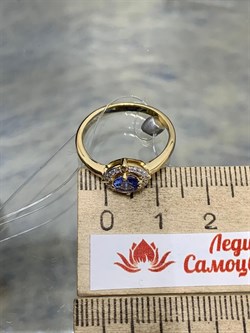 *Кольцо р.17 Танзанит арт. SM-R01834-X-L-TN-X-W-374 вес 2,1 г - фото 262275 *Кольцо р.17 Танзанит арт. SM-R01834-X-L-TN-X-W-374 вес 2,1 г - фото 262275