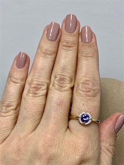 *Кольцо р.18 Танзанит арт. SM-R01834-X-L-TN-X-W-442 вес 2,4 г - фото 262281 *Кольцо р.18 Танзанит арт. SM-R01834-X-L-TN-X-W-442 вес 2,4 г - фото 262281