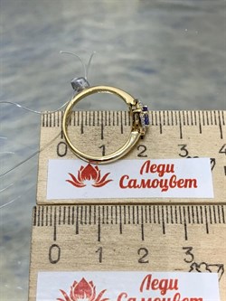 *Кольцо р.18 Танзанит арт. SM-R01834-X-L-TN-X-W-442 вес 2,4 г - фото 262284 *Кольцо р.18 Танзанит арт. SM-R01834-X-L-TN-X-W-442 вес 2,4 г - фото 262284