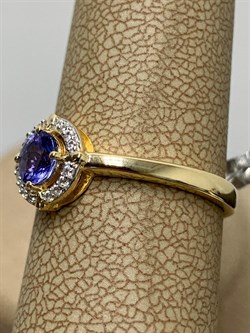 *Кольцо р.18 Танзанит арт. SM-R01834-X-L-TN-X-W-442 вес 2,4 г - фото 262288 *Кольцо р.18 Танзанит арт. SM-R01834-X-L-TN-X-W-442 вес 2,4 г - фото 262288