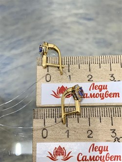 *Серьги Танзанит арт. SM-E00578-X-L-TN-X-W-183 вес 2,6 г - фото 262293 *Серьги Танзанит арт. SM-E00578-X-L-TN-X-W-183 вес 2,6 г - фото 262293