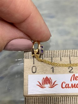 *Колье р.40-45 Танзанит арт. SM-N00787-X-L-TN-X-X-100 вес 2,6 г - фото 262330 *Колье р.40-45 Танзанит арт. SM-N00787-X-L-TN-X-X-100 вес 2,6 г - фото 262330