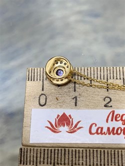 *Колье р.45-50 Танзанит арт. SM-N00787-X-L-TN-X-X-308 вес 2,6 г - фото 262335 *Колье р.45-50 Танзанит арт. SM-N00787-X-L-TN-X-X-308 вес 2,6 г - фото 262335