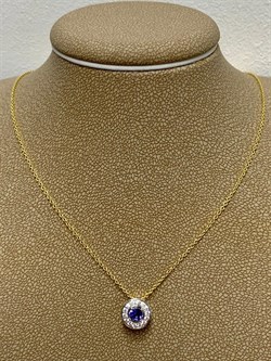 *Колье р.45-50 Танзанит арт. SM-N00787-X-L-TN-X-X-308 вес 2,6 г - фото 262337 *Колье р.45-50 Танзанит арт. SM-N00787-X-L-TN-X-X-308 вес 2,6 г - фото 262337