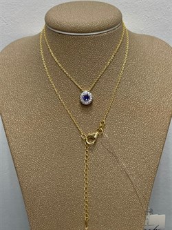 *Колье р.45-50 Танзанит арт. SM-N00787-X-L-TN-X-X-308 вес 2,6 г - фото 262338 *Колье р.45-50 Танзанит арт. SM-N00787-X-L-TN-X-X-308 вес 2,6 г - фото 262338