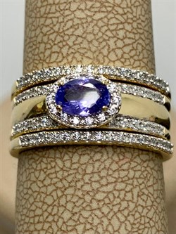 *Кольцо р.18 Танзанит арт. SM-R01828-X-L-TN-X-W-357 вес 6,1 г - фото 262358 *Кольцо р.18 Танзанит арт. SM-R01828-X-L-TN-X-W-357 вес 6,1 г - фото 262358