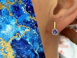 *Серьги Танзанит арт. SM-E00577-X-L-TN-X-W-275 вес 2,5 г - фото 262382 *Серьги Танзанит арт. SM-E00577-X-L-TN-X-W-275 вес 2,5 г - фото 262382