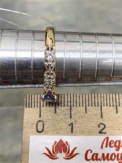 *Кольцо р.18 Танзанит арт. SM-R01830-X-L-TN-X-W-605 вес 1,9 г - фото 262399 *Кольцо р.18 Танзанит арт. SM-R01830-X-L-TN-X-W-605 вес 1,9 г - фото 262399