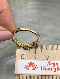 *Кольцо р.18 Танзанит арт. SM-R01830-X-L-TN-X-W-605 вес 1,9 г - фото 262402 *Кольцо р.18 Танзанит арт. SM-R01830-X-L-TN-X-W-605 вес 1,9 г - фото 262402
