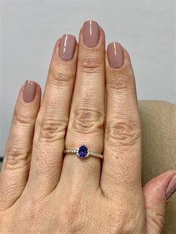 *Кольцо р.17 Танзанит арт. SM-R01832-X-L-TN-X-W-772 вес 2,2 г - фото 262422 *Кольцо р.17 Танзанит арт. SM-R01832-X-L-TN-X-W-772 вес 2,2 г - фото 262422