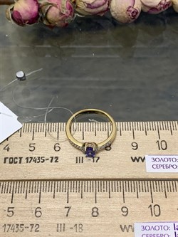 *Кольцо р.17 Танзанит арт. SM-R01832-X-L-TN-X-W-772 вес 2,2 г - фото 262428 *Кольцо р.17 Танзанит арт. SM-R01832-X-L-TN-X-W-772 вес 2,2 г - фото 262428