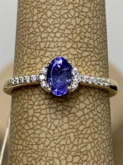 *Кольцо р.17 Танзанит арт. SM-R01832-X-L-TN-X-W-772 вес 2,2 г - фото 262431 *Кольцо р.17 Танзанит арт. SM-R01832-X-L-TN-X-W-772 вес 2,2 г - фото 262431