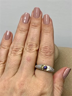 *Кольцо р.18 Танзанит арт. SM-R01835-X-L-TN-X-W-349 вес 3 г - фото 262444 *Кольцо р.18 Танзанит арт. SM-R01835-X-L-TN-X-W-349 вес 3 г - фото 262444