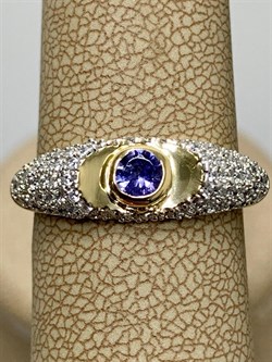 *Кольцо р.17,5 Танзанит арт. SM-R01835-X-L-TN-X-W-295 вес 2,8 г - фото 262462 *Кольцо р.17,5 Танзанит арт. SM-R01835-X-L-TN-X-W-295 вес 2,8 г - фото 262462