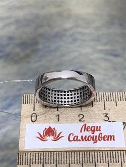 *Кольцо р.20 Коньячный Фианит Микро Вставки арт. SL-R01128-X-WB-X-X-Mix-863 вес 5,36 г - фото 262506