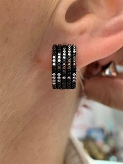 *Серьги Коньячный Фианит Микро Вставки арт. SL-E01128-X-WB-X-X-Mix-255 вес 6,24 г - фото 262520 *Серьги Коньячный Фианит Микро Вставки арт. SL-E01128-X-WB-X-X-Mix-255 вес 6,24 г - фото 262520