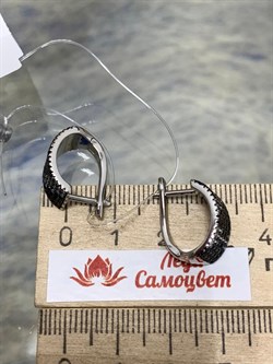 *Серьги Коньячный Фианит Микро Вставки арт. SL-E01128-X-WB-X-X-Mix-255 вес 6,24 г - фото 262521 *Серьги Коньячный Фианит Микро Вставки арт. SL-E01128-X-WB-X-X-Mix-255 вес 6,24 г - фото 262521