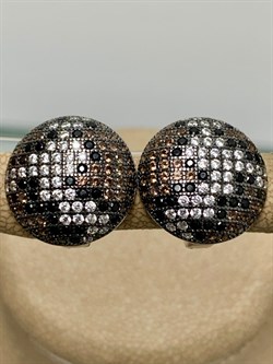 *Серьги Коньячный Фианит Микро Вставки арт. MP-E02580-X-WB-X-X-Mix-473 вес 5,41 г - фото 262525 *Серьги Коньячный Фианит Микро Вставки арт. MP-E02580-X-WB-X-X-Mix-473 вес 5,41 г - фото 262525