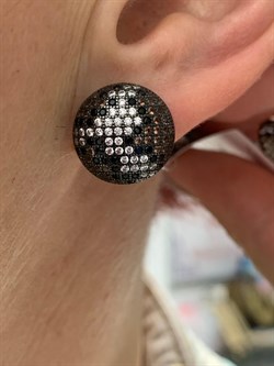 *Серьги Коньячный Фианит Микро Вставки арт. MP-E02580-X-WB-X-X-Mix-473 вес 5,41 г - фото 262526 *Серьги Коньячный Фианит Микро Вставки арт. MP-E02580-X-WB-X-X-Mix-473 вес 5,41 г - фото 262526