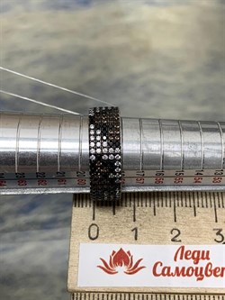 *Кольцо р.18,5 Коньячный Фианит Микро Вставки арт. MP-R00904-X-WB-X-X-Mix-518 вес 5,83 г - фото 262534 *Кольцо р.18,5 Коньячный Фианит Микро Вставки арт. MP-R00904-X-WB-X-X-Mix-518 вес 5,83 г - фото 262534