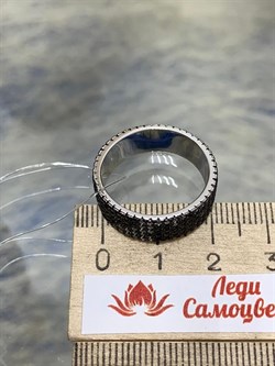 *Кольцо р.18,5 Коньячный Фианит Микро Вставки арт. MP-R00904-X-WB-X-X-Mix-518 вес 5,83 г - фото 262535 *Кольцо р.18,5 Коньячный Фианит Микро Вставки арт. MP-R00904-X-WB-X-X-Mix-518 вес 5,83 г - фото 262535