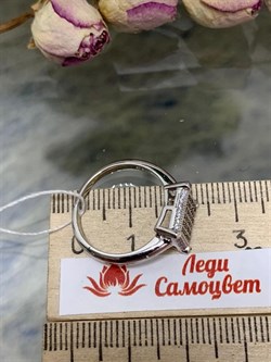 *Кольцо р.17,5 Коньячный Фианит Микро Вставки арт. SL-R63004-X-W-X-X-BR-792 вес 3,7 г - фото 262559 *Кольцо р.17,5 Коньячный Фианит Микро Вставки арт. SL-R63004-X-W-X-X-BR-792 вес 3,7 г - фото 262559