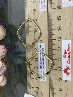 *Серьги Конго Черный Фианит Микро Вставки арт. MP-E01277-X-LB-X-X-B-391 Вес 5,3 г - фото 262699 *Серьги Конго Черный Фианит Микро Вставки арт. MP-E01277-X-LB-X-X-B-391 Вес 5,3 г - фото 262699