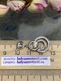 *Подвеска Микс Шпинель синт Черный Фианит Микро Вставки арт. MP-P00004-X-WB-X-X-BW-617 вес 2,58 г - фото 262727 *Подвеска Микс Шпинель синт Черный Фианит Микро Вставки арт. MP-P00004-X-WB-X-X-BW-617 вес 2,58 г - фото 262727