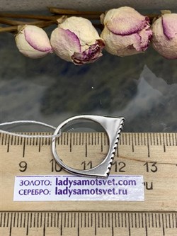 *Кольцо р.17 Черный Фианит арт. MP-R01313-X-W-X-X-B-800 вес 2,51 г - фото 262772 *Кольцо р.17 Черный Фианит арт. MP-R01313-X-W-X-X-B-800 вес 2,51 г - фото 262772