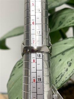 *Кольцо р.18 Черный Фианит Микро Вставки арт. CZ-R02316-X-WB-X-X-B-991 вес 5,1 г - фото 263040