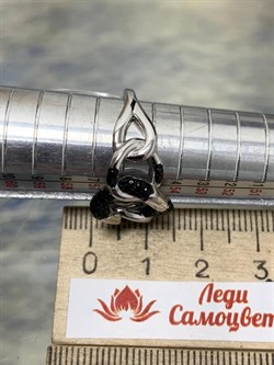 *Кольцо р.18 Черный Фианит арт. CZ-R02991-X-WB-X-X-B-173 вес 4,46 г - фото 263099 *Кольцо р.18 Черный Фианит арт. CZ-R02991-X-WB-X-X-B-173 вес 4,46 г - фото 263099