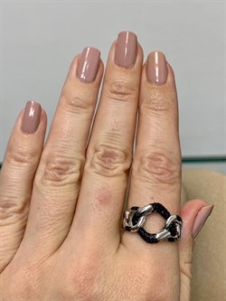 *Кольцо р.18 Черный Фианит арт. CZ-R02991-X-WB-X-X-B-173 вес 4,46 г - фото 263105 *Кольцо р.18 Черный Фианит арт. CZ-R02991-X-WB-X-X-B-173 вес 4,46 г - фото 263105