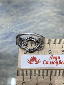 *Кольцо р.18 Черный Фианит арт. CZ-R02991-X-WB-X-X-B-173 вес 4,46 г - фото 263106 *Кольцо р.18 Черный Фианит арт. CZ-R02991-X-WB-X-X-B-173 вес 4,46 г - фото 263106