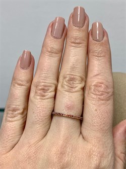 *Кольцо р.17 Золотистый Фианит Микро Вставки арт. SL-R01311-X-W-X-X-R-074 вес 1,34 г - фото 263165