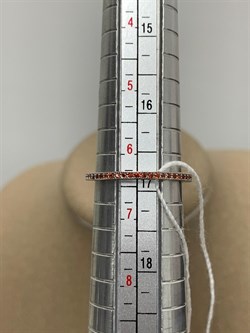 *Кольцо р.17 Золотистый Фианит Микро Вставки арт. SL-R01311-X-W-X-X-R-325 вес 1,34 г - фото 263173 *Кольцо р.17 Золотистый Фианит Микро Вставки арт. SL-R01311-X-W-X-X-R-325 вес 1,34 г - фото 263173