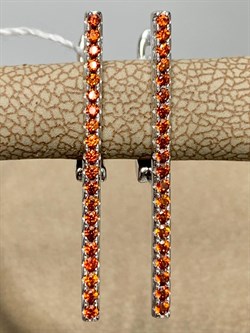 *Серьги Золотистый Фианит Микро Вставки арт. CZ-E01005-X-W-X-X-Or-395 вес 2,53 г - фото 263193 *Серьги Золотистый Фианит Микро Вставки арт. CZ-E01005-X-W-X-X-Or-395 вес 2,53 г - фото 263193