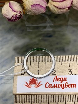 *Кольцо р.18 Голубой Фианит Микро Вставки арт. SL-R01312-X-W-X-X-BT-821 вес 1,19 г - фото 263312 *Кольцо р.18 Голубой Фианит Микро Вставки арт. SL-R01312-X-W-X-X-BT-821 вес 1,19 г - фото 263312