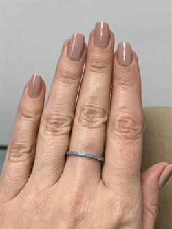*Кольцо р.17 Голубой Фианит арт. SL-R01311-X-W-X-X-BT-979 вес 1,35 г - фото 263326