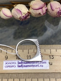 *Кольцо р.18 Лавандовый Фианит Микро Вставки арт. MP-R01313-X-W-X-X-AM-718 вес 3,02 г - фото 263371