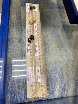 *Колье р.70-75 Черный Жемчуг Барокко Фианит Облачка арт. RB-N343-2-X-BL-PN-X-W-436 вес 12,59 г - фото 263406 *Колье р.70-75 Черный Жемчуг Барокко Фианит Облачка арт. RB-N343-2-X-BL-PN-X-W-436 вес 12,59 г - фото 263406