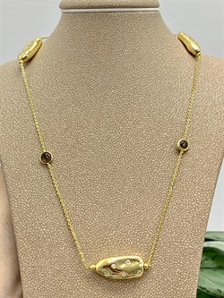 *Колье р.55 Фианит Облачка арт. RB-N368-4-X-L-OK18-X-W-430 вес 8,76 г - фото 263427 *Колье р.55 Фианит Облачка арт. RB-N368-4-X-L-OK18-X-W-430 вес 8,76 г - фото 263427