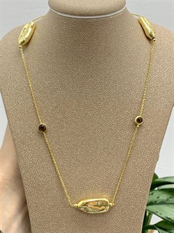 *Колье р.55 Фианит Облачка арт. RB-N368-4-X-L-OK18-X-W-430 вес 8,76 г - фото 263428 *Колье р.55 Фианит Облачка арт. RB-N368-4-X-L-OK18-X-W-430 вес 8,76 г - фото 263428