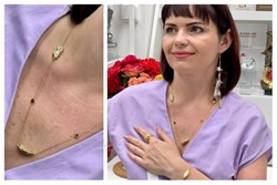 *Колье р.55 Фианит Облачка арт. RB-N368-4-X-L-OK18-X-W-430 вес 8,76 г - фото 263433 *Колье р.55 Фианит Облачка арт. RB-N368-4-X-L-OK18-X-W-430 вес 8,76 г - фото 263433