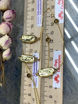 *Колье р.55 Фианит Облачка арт. RB-N368-4-X-L-OK18-X-W-430 вес 8,76 г - фото 263434 *Колье р.55 Фианит Облачка арт. RB-N368-4-X-L-OK18-X-W-430 вес 8,76 г - фото 263434