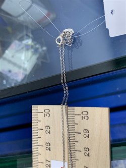 *Колье р.60 Фианит Облачка арт. RB-N369-2-X-W-OR11-X-W-964 вес 10,39 г - фото 263444 *Колье р.60 Фианит Облачка арт. RB-N369-2-X-W-OR11-X-W-964 вес 10,39 г - фото 263444