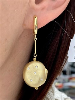 *Серьги Фианит Облачка арт. RB-E315-3-X-L-X-X-W-190 вес 8,63 г - фото 263553 *Серьги Фианит Облачка арт. RB-E315-3-X-L-X-X-W-190 вес 8,63 г - фото 263553