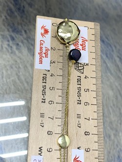 *Колье р.45-50 Черный Жемчуг Фианит Облачка арт. RB-N359-2-X-L-PN-X-W-172 вес 6 г - фото 263580 *Колье р.45-50 Черный Жемчуг Фианит Облачка арт. RB-N359-2-X-L-PN-X-W-172 вес 6 г - фото 263580