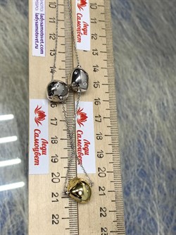 *Колье р.45 Фианит Облачка арт. RB-N329-3-X-WY-X-X-W-370 вес 6,9 г - фото 263651 *Колье р.45 Фианит Облачка арт. RB-N329-3-X-WY-X-X-W-370 вес 6,9 г - фото 263651